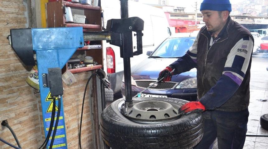 Zonguldak&rsquo;ta kış lastiği kullanma zorunluluğu 1 Aralık&rsquo;ta başlıyor