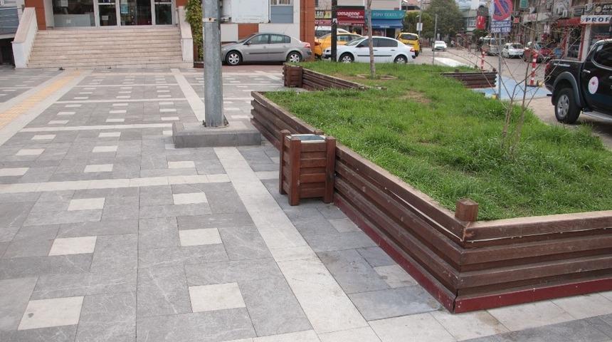 Devrek&rsquo;te banklar ve oturaklar kaldırıldı