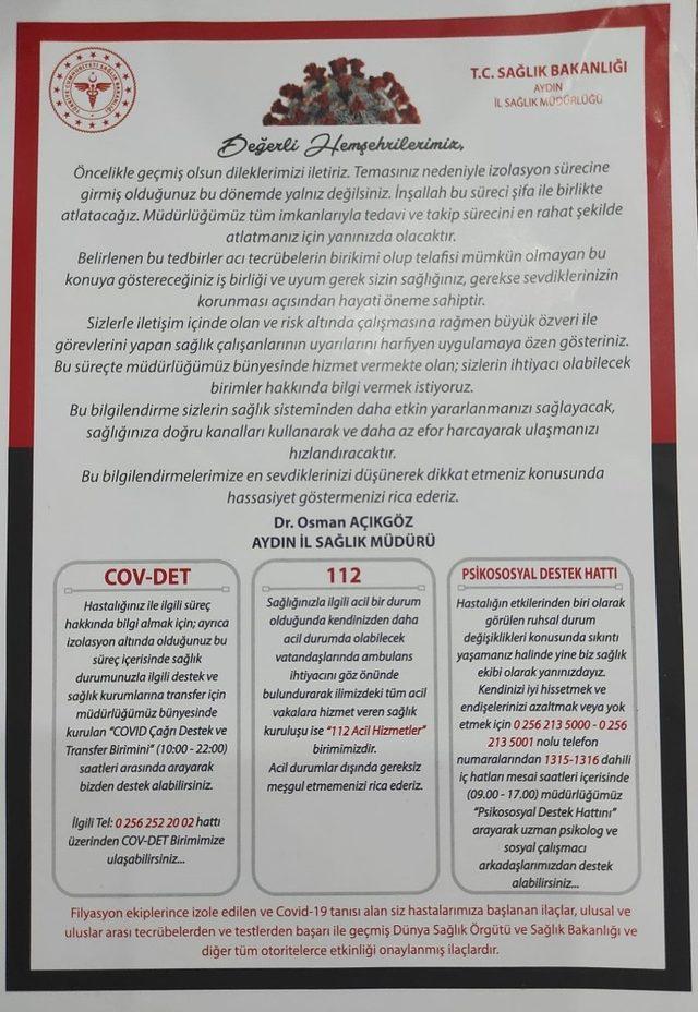 İl Sağlık Müdürü Açıkgöz, Kovid-19 birimleri hakkında bilgi verdi