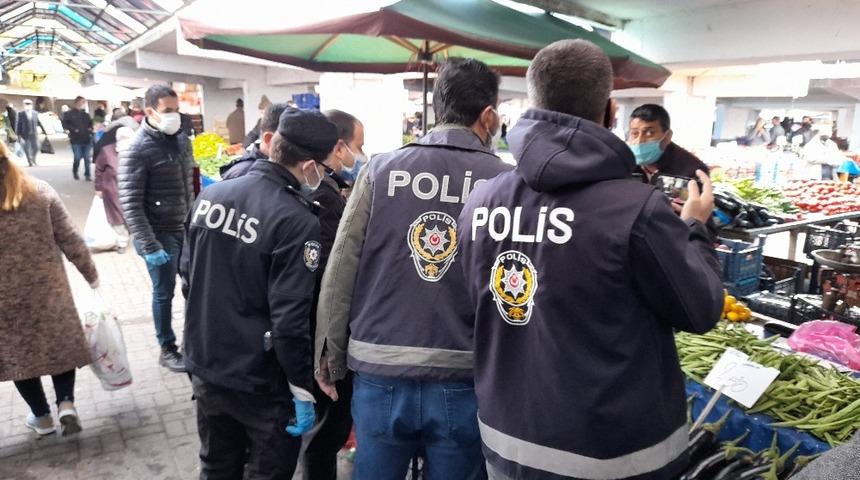 Edirne&rsquo;de 30 dakikada 27 kişiye ceza kesildi