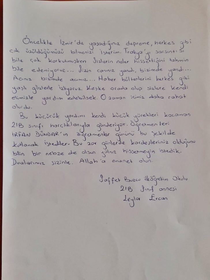 İlkokul öğrencilerinden anlamlı hediye G2