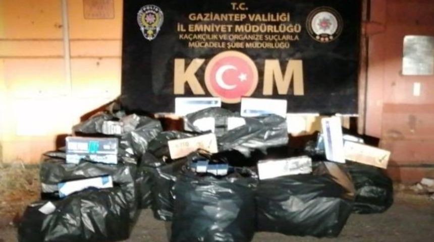 3 bin 650 paket ka&ccedil;ak sigara ele ge&ccedil;irildi
