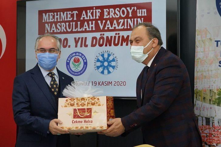 Mehmet Akif Ersoy’un Nasrullah Vaazının 100. yıldönümü anıldı G3
