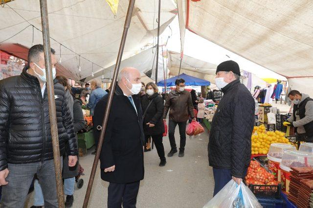 Başkan Bıyık’tan Pazar denetimi