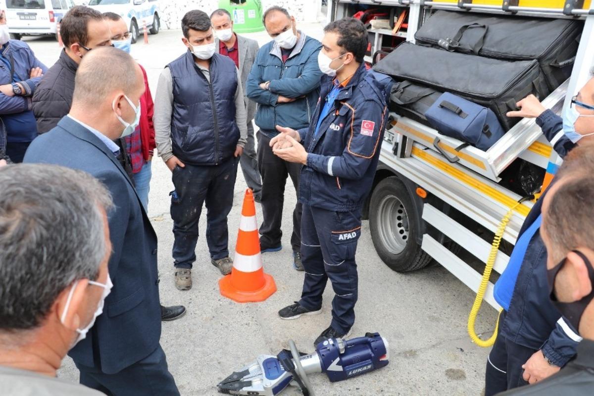 S&ouml;ke&rsquo;nin Afet İlk M&uuml;dahale Ekibi&rsquo;ne AFAD&rsquo;tan eğitim