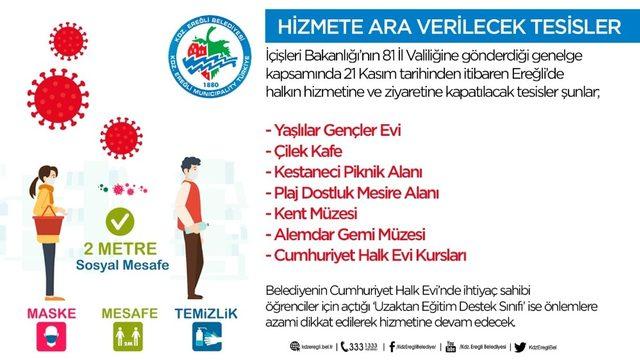 Belediye hizmete ara verilecek tesisleri açıkladı