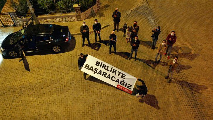 Lenf kanserine yakalanan gence arkadaşlarından pankartlı destek G4