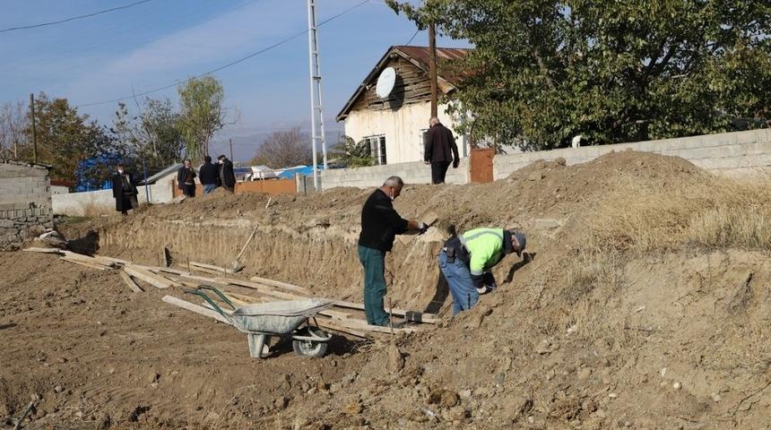 Ulalar yerleşkesinde yol bakım onarım çalışması