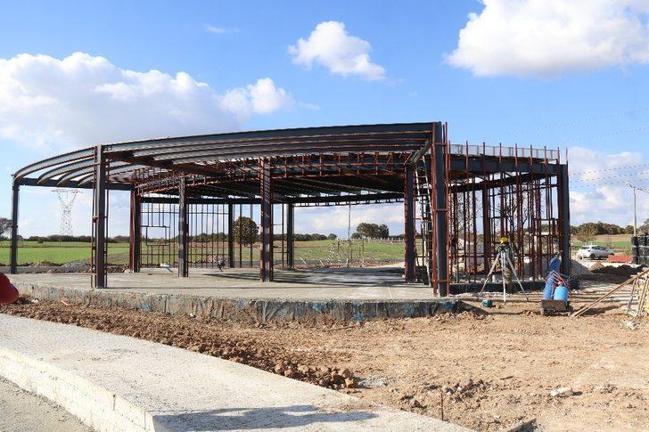 Ergene Belediyesi Velimeşe Gölet Projesi hızla yükseliyor G2