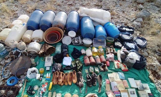 Bir askerin şehit olduğu saldırıda kullanılan roketatar ele ge&ccedil;irildi 1