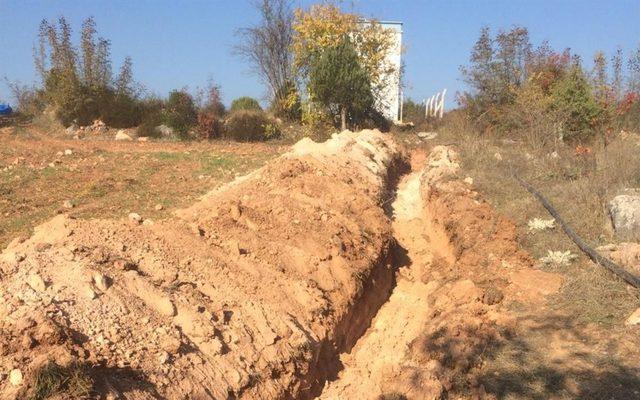 Büyüksusuz Köyü isale hattı yenilendi