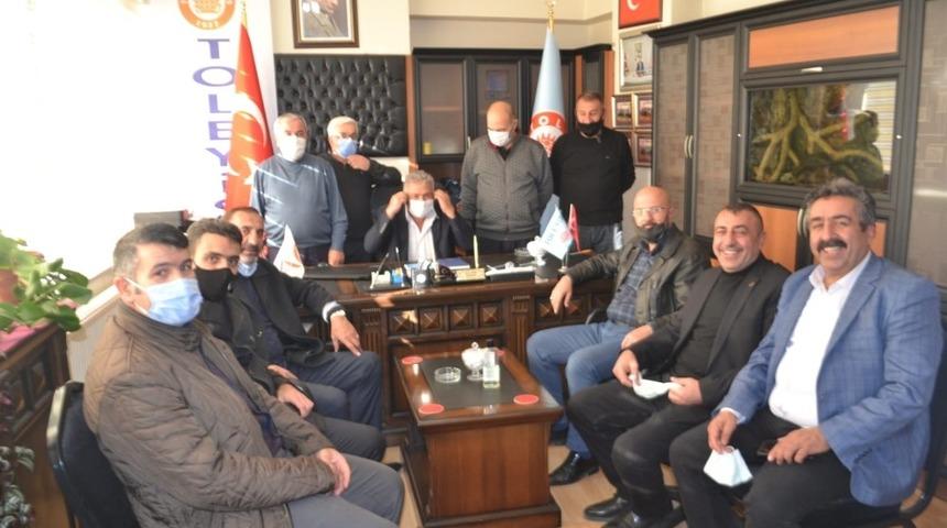 Toraman ve Sivaslı&rsquo;ya tebrik ziyareti