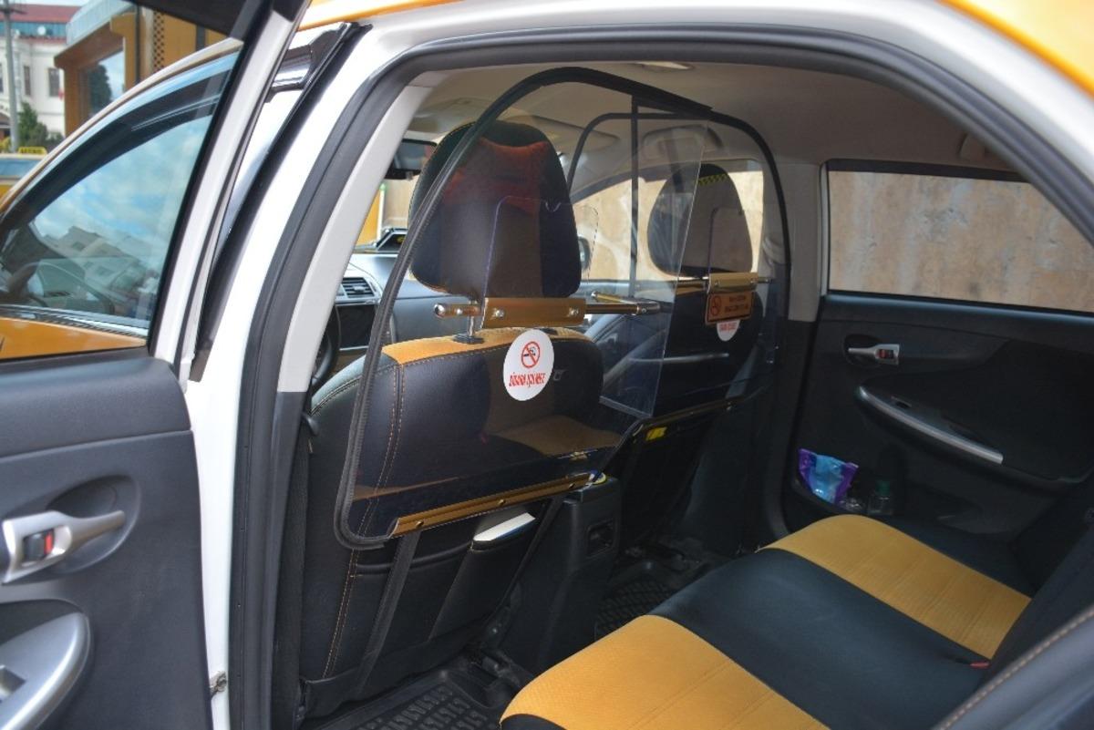 Sinop&rsquo;ta koronaya karşı ilk &rsquo;kabinli taksi&rsquo; uygulaması