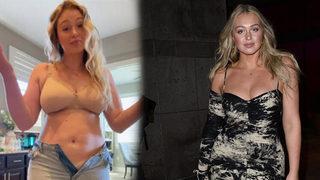 Büyük beden model Iskra Lawrence'ın fermuarı kapanmadı!