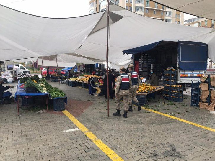 Jandarmadan Pazar yerlerinde sıkı denetim G2