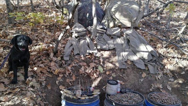 Bingöl’de EYP ve mühimmat ele geçirilerek imha edildi