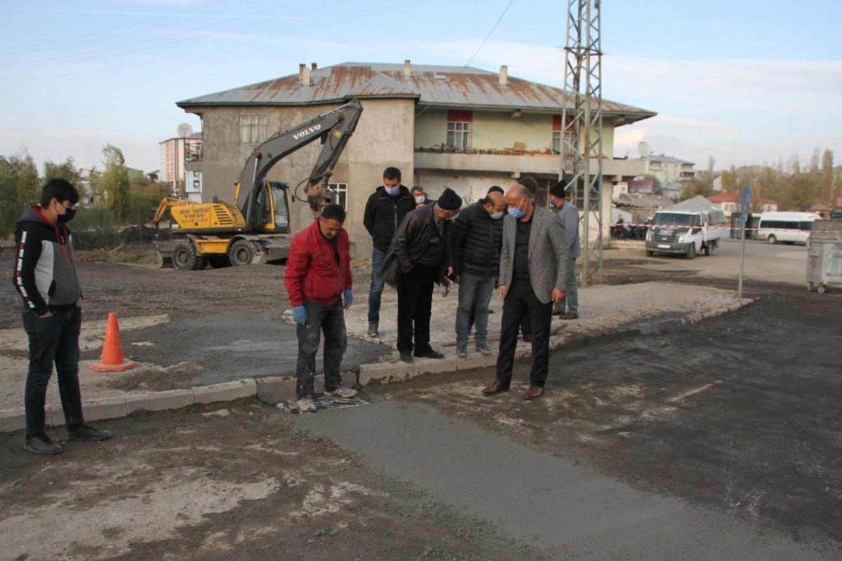 Başkan Altın &ccedil;alışmaları yerinde inceledi