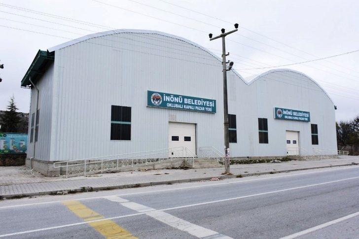 Oklubalı pazar yeri cephesinin kaplama çalışması tamamlandı G4