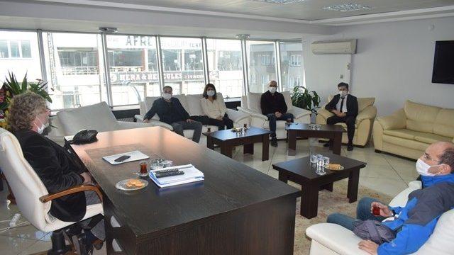Kadıoğlu mozaiklerini incelediler