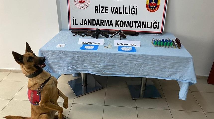 Rize’de uyuşturucu operasyonu