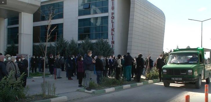 Koronadan ölen sağlıkçı göz yaşlarıyla uğurlandı G3