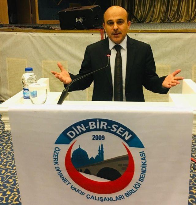 Yusuf Adli, yeniden Din-Bir-Sen Genel Başkan Yardımcısı seçildi