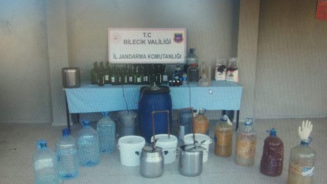 Bilecik’te kaçak içki operasyonu