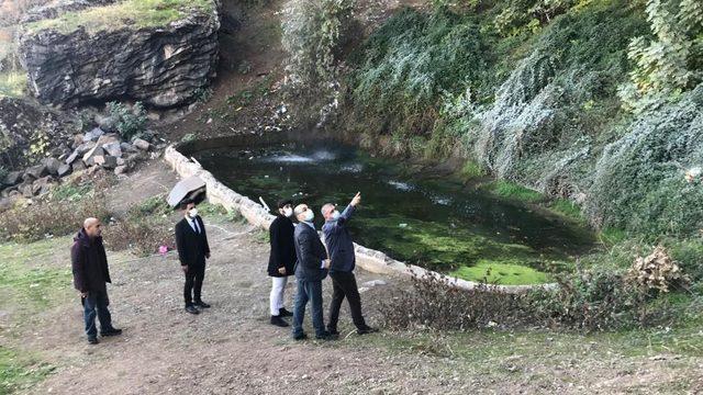 Vali Karaloğlu talimat verdi, Fiskaya şelalesinde çalışmalar başladı