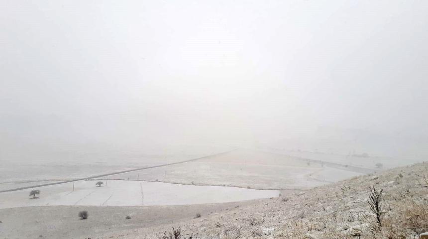 Kar yağışı hayatı felç etti! Göz gözü görmüyor