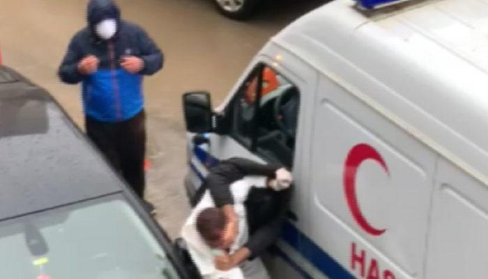 'Ben polisim' diyerek ambulans şoförünü darp eden şüpheli yakalandı