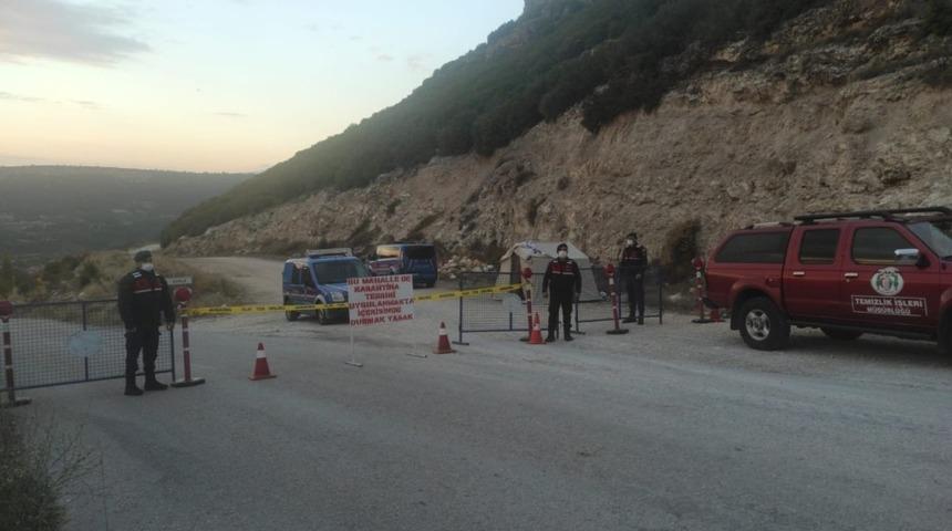 Karacasu&rsquo;da bir mahalle karantinaya alındı