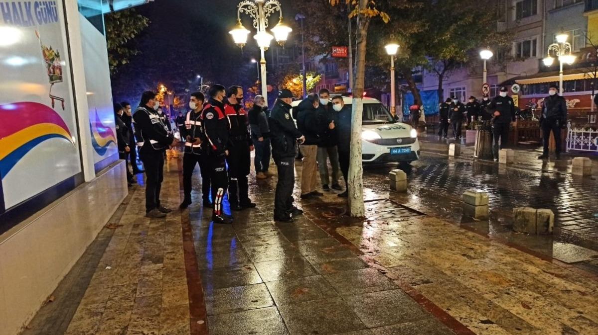 Malatya&rsquo;da yeni kısıtlamalar lle birlikte denetimlere başlandı