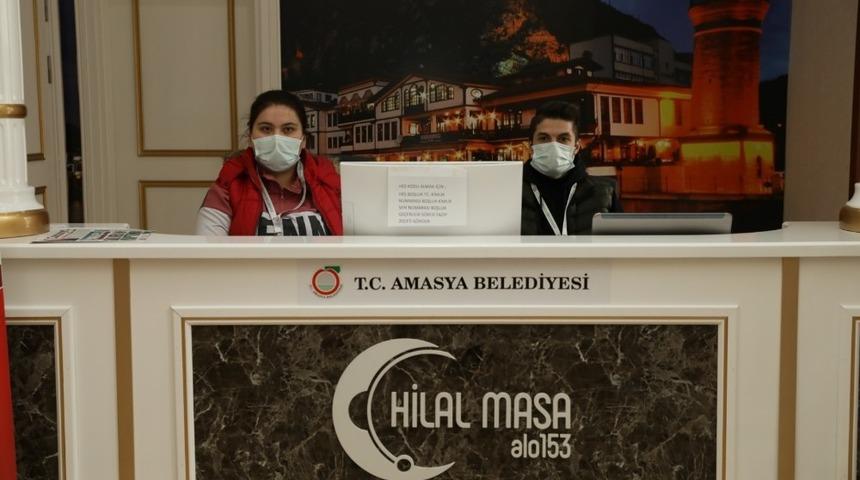 Amasya Belediyesi &lsquo;Hilal Masa&rsquo; ile &ccedil;&ouml;z&uuml;m &uuml;retmeyi s&uuml;rd&uuml;r&uuml;yor