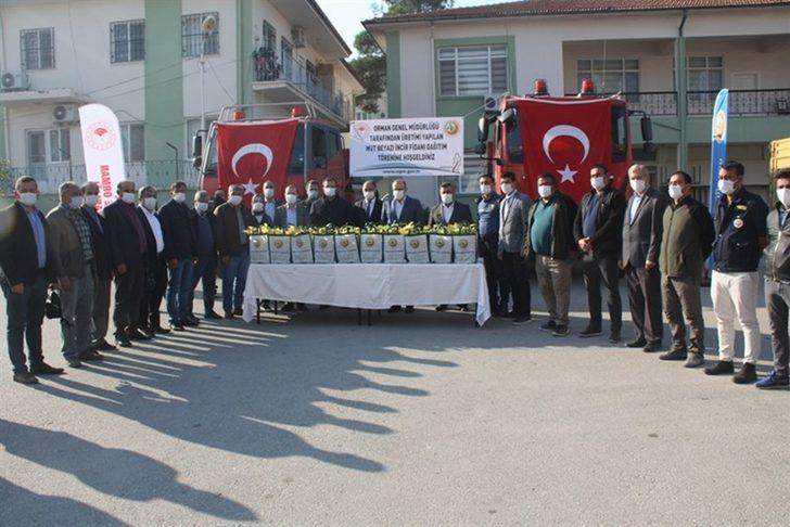 Mut’ta 13 mahalleye 15 bin beyaz incir fidanı dağıtıldı G2