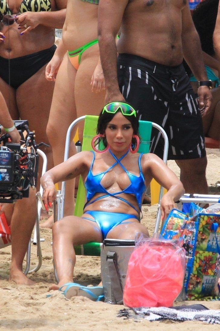 Anitta Rio de Janeiro'da klip çekerken görüntülendi G3