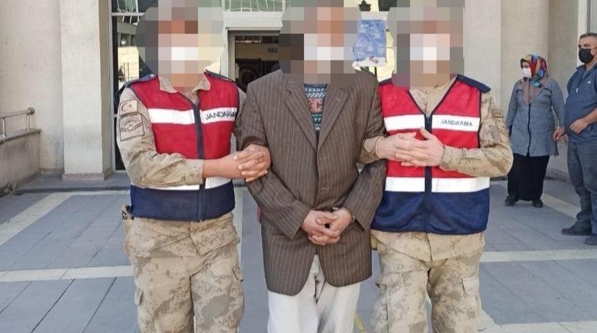 Kesinleşmiş 10 yıl hapis cezası olan şahıs, jandarma tarafından yakalandı