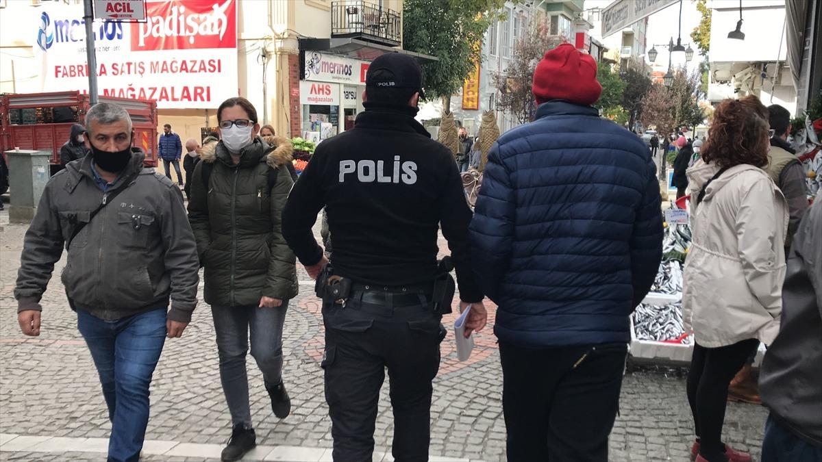 Trakya'da Kovid-19 denetimleri ger&ccedil;ekleştirildi
