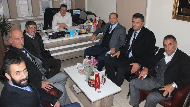 MHP İl Başkanı Naim Karataş ve yönetim kurulu üyelerinden İHA’ya ziyaret