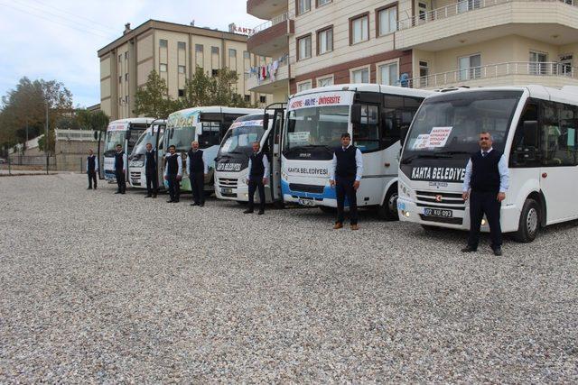 Kahta’da sınava girecek öğrencilere ücretsiz ulaşım