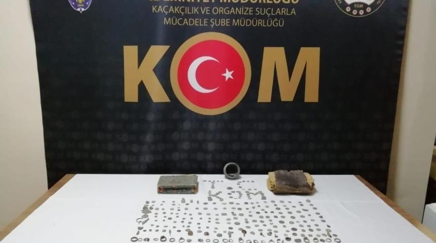 413 adet tarihi sikke ele ge&ccedil;irildi