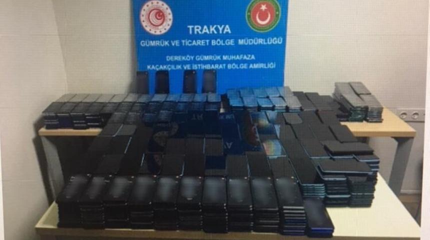 Piyasa değeri yaklaşık 3 milyon TL olan cep telefonu ele ge&ccedil;irildi