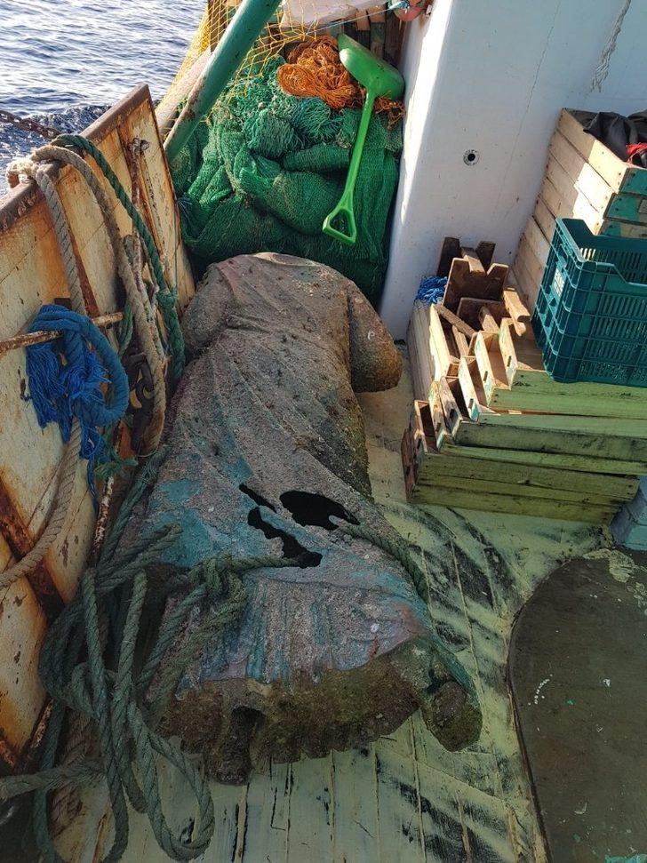 Marmaris açıklarında bulunan heykelin baş kısmı için dalış yapılacak G2