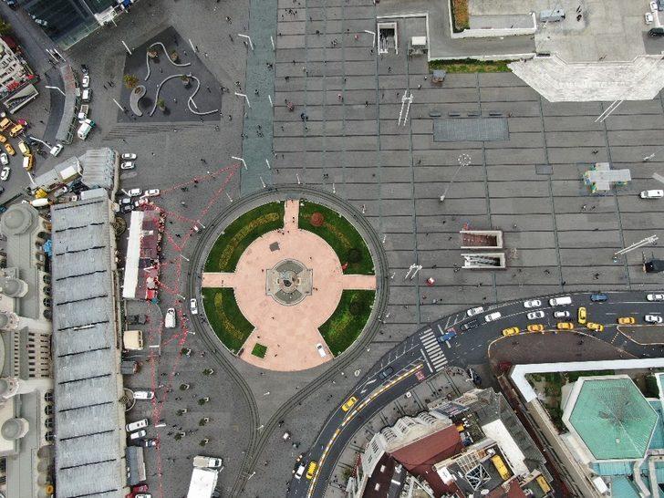Sokağa çıkma kısıtlaması öncesi Taksim’de yoğunluk G4