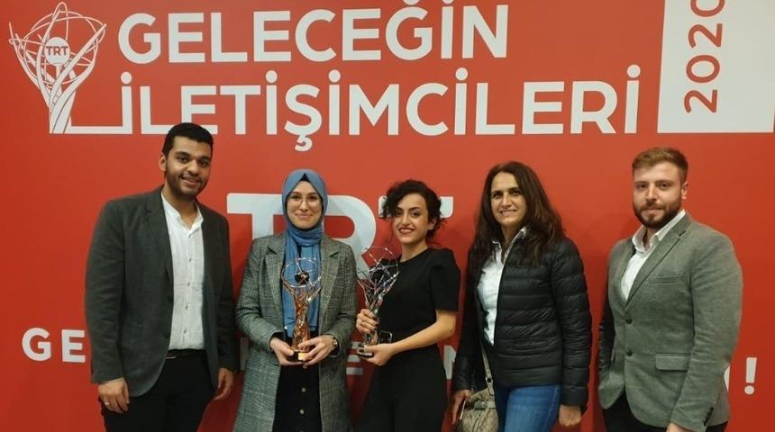 OM&Uuml; İletişim Fak&uuml;ltesi&rsquo;ne iki &ouml;d&uuml;l birden