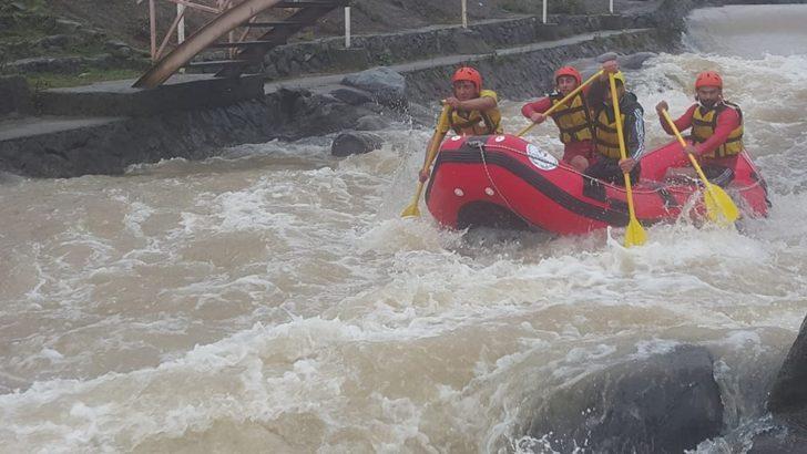 Şırnaklı sporcular rafting eğitimleri için Rize’de G2