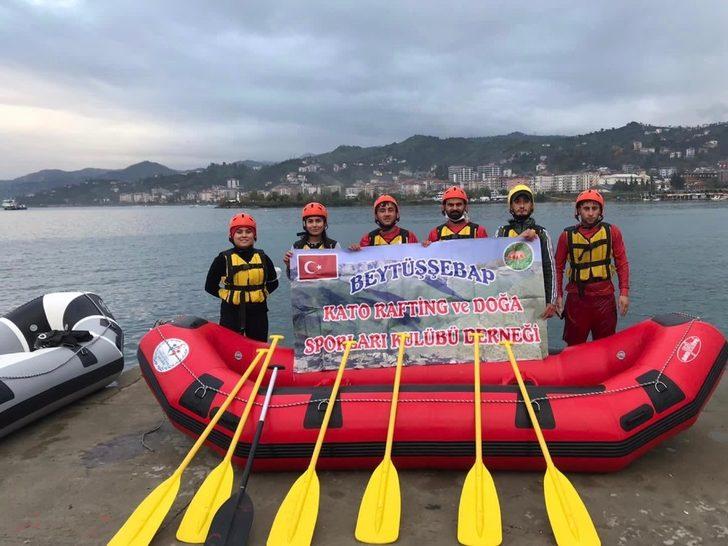 Şırnaklı sporcular rafting eğitimleri için Rize’de G3