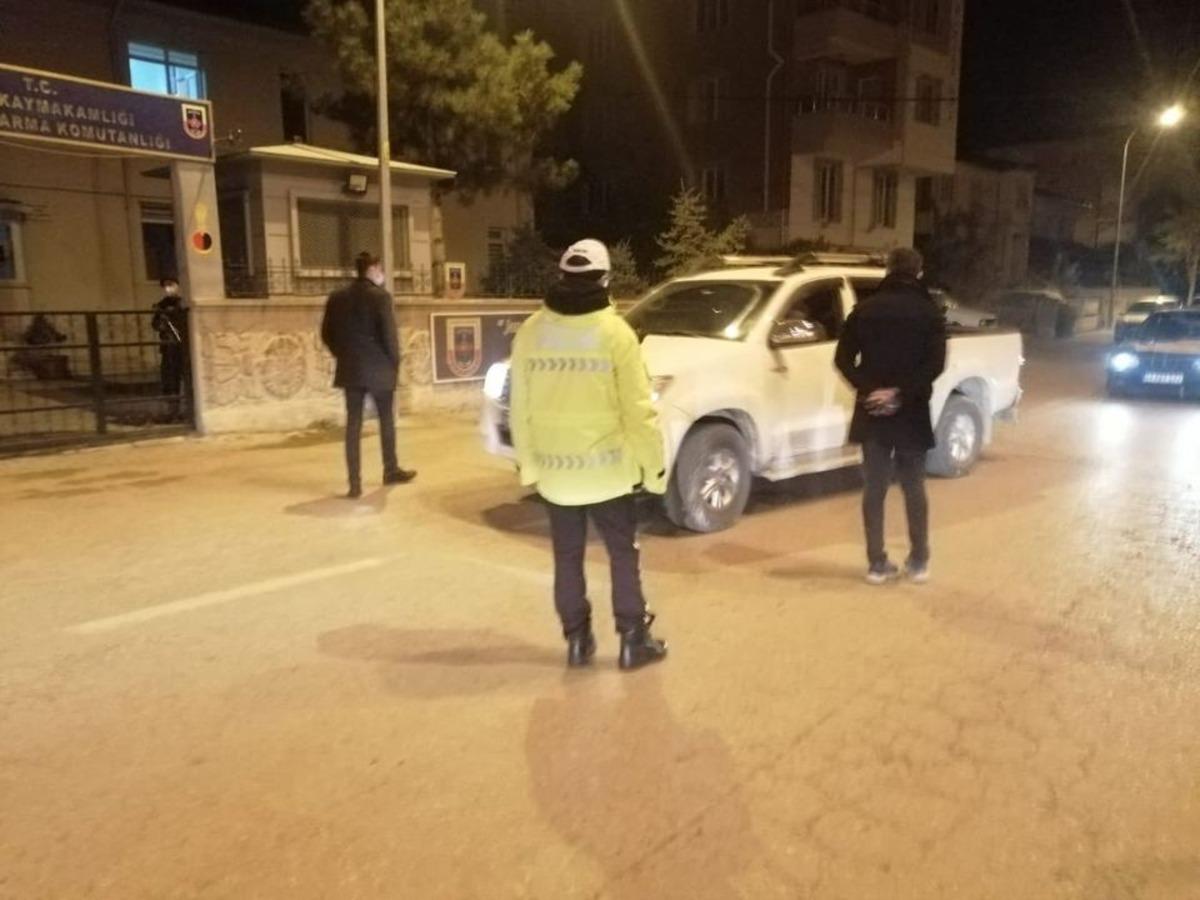 Emet&rsquo;te polis ve jandarma ekiplerinden denetim