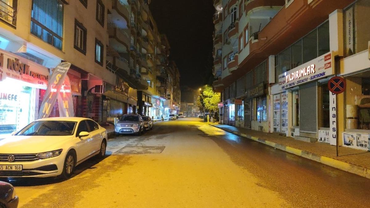 İslahiyeliler sokağa &ccedil;ıkma kısıtlamasına uydu
