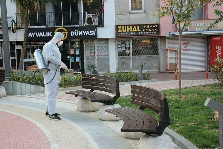 Nazilli sokakları dezenfekte ediliyor G4