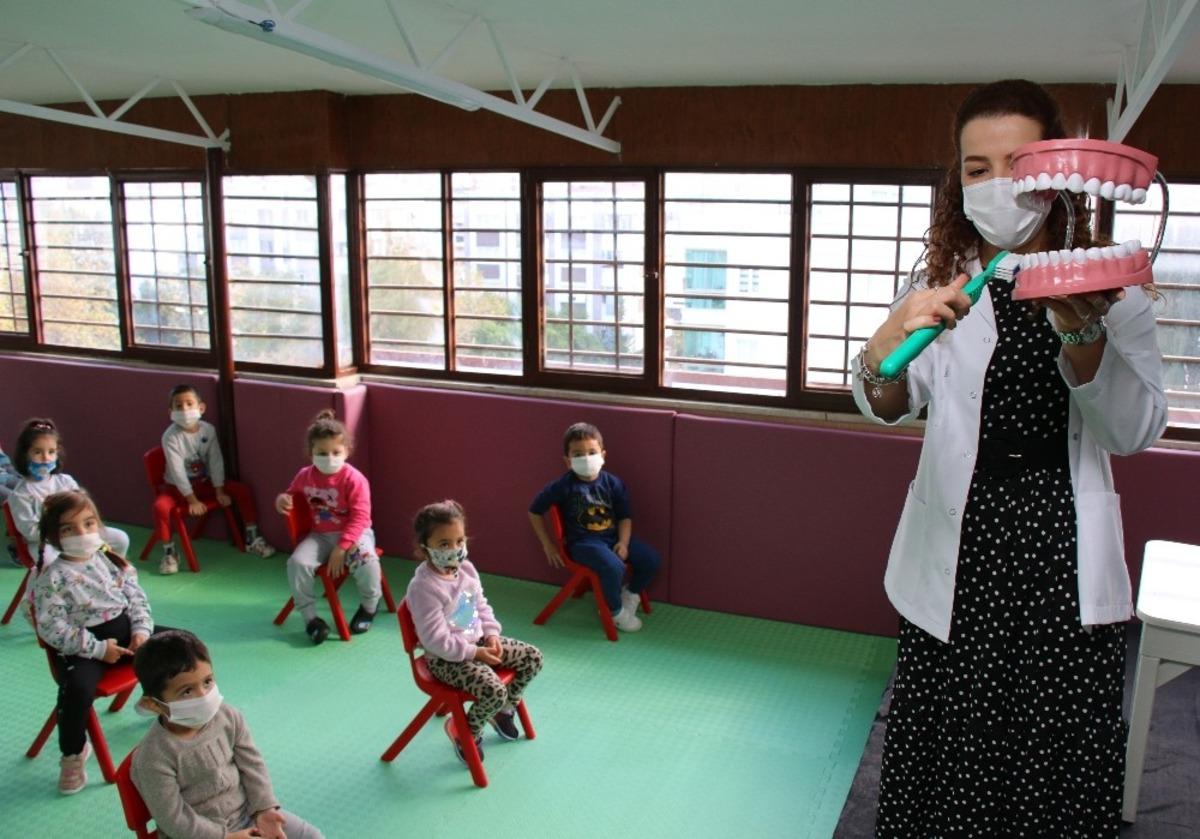 B&uuml;y&uuml;kşehir&rsquo;den miniklere diş sağlığı eğitimi